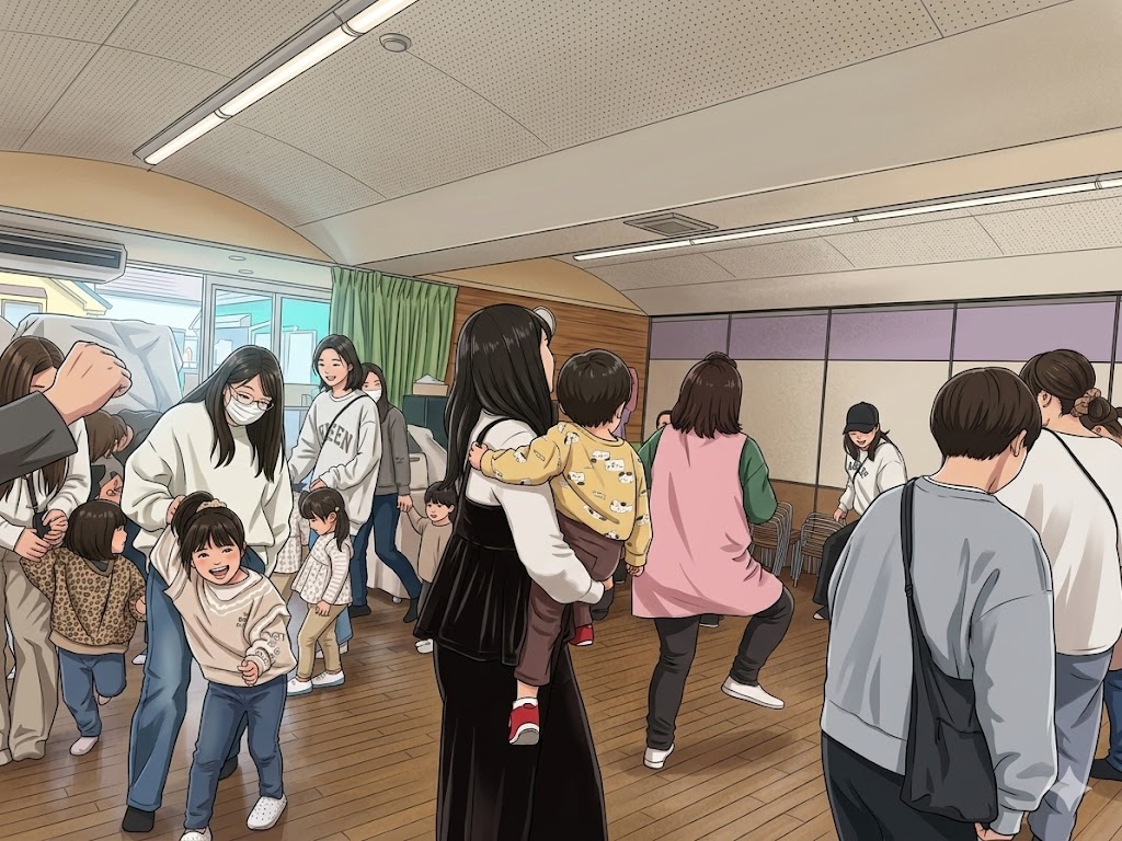 虹の会イラスト　律動